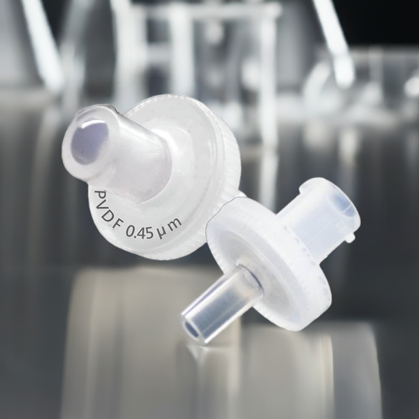 13mm Polyvinylidene Difluoride PVDF Syringe Filter 0.45µm 100/Pack