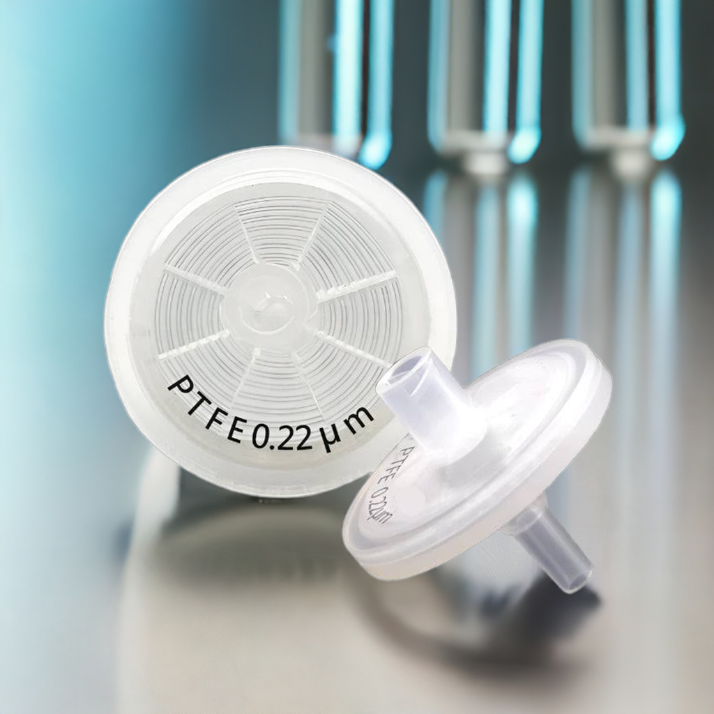 100 stuks spuit filter ptfe, spuit lab filter 25mm membraan diameter, 0
