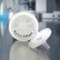 25mm Nylon Syringe Filter 0.45µm 100/Pack