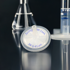 25mm Polypropylene Syringe Filter 0.45µm 100pcs/Pack