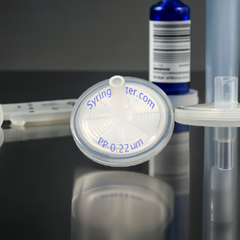 25mm Polypropylene (PP) Syringe Filter 0.22µm 100pcs/Pack