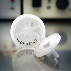 25mm Polyvinylidene Difluoride (PVDF) Syringe Filter 0.22µm 100/Pack