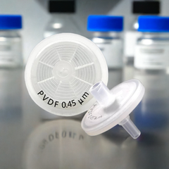 25mm Polyvinylidene Difluoride (PVDF) Syringe Filter 0.45µm 100/Pack